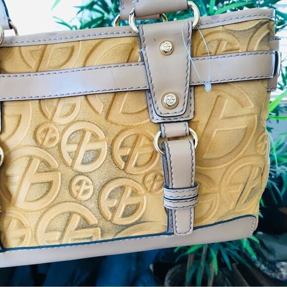 Vintage Francesco Biasia Embossed Leather Tote Bag - Picture 16 of 16